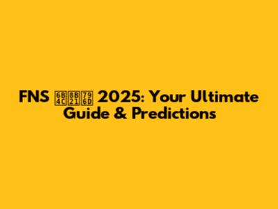 FNS 歌謡祭 2025: Your Ultimate Guide & Predictions