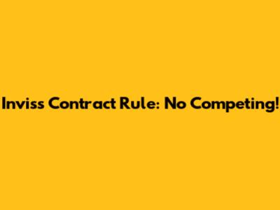 Invis's Contract Rule: No Competing!